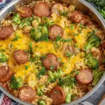 Cheesy Kielbasa Skillet Dinner Recipe
