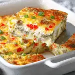Cheesy Sausage Egg Casserole Recipe