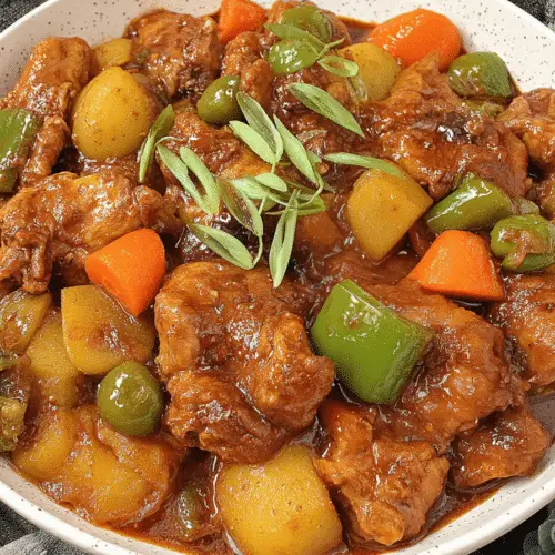 Chicken Caldereta Recipe