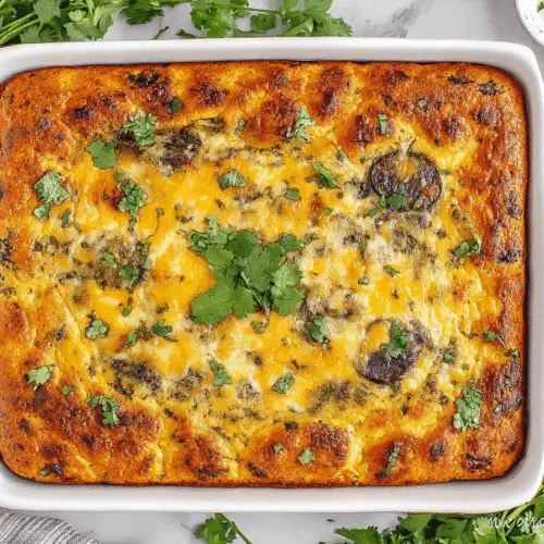 Chiles Rellenos Cornbread Recipe