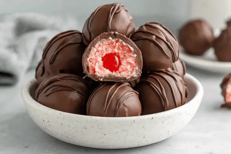 Chocolate Covered Cherry Balls Recipe