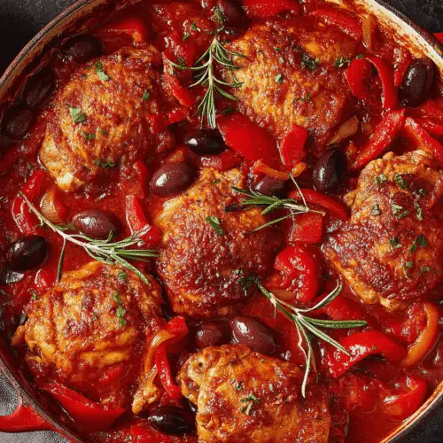 Classic Chicken Cacciatore Recipe