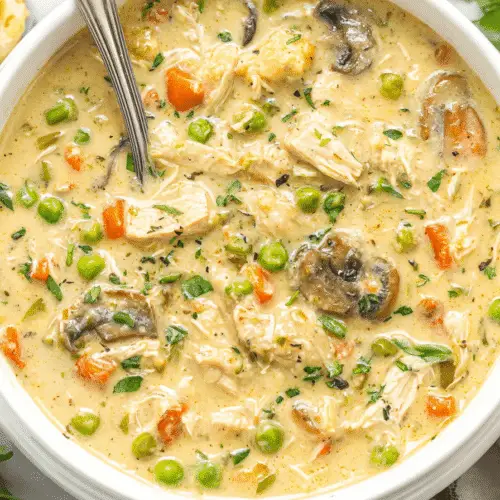 Classic Chicken Pot Pie Soup Recipe