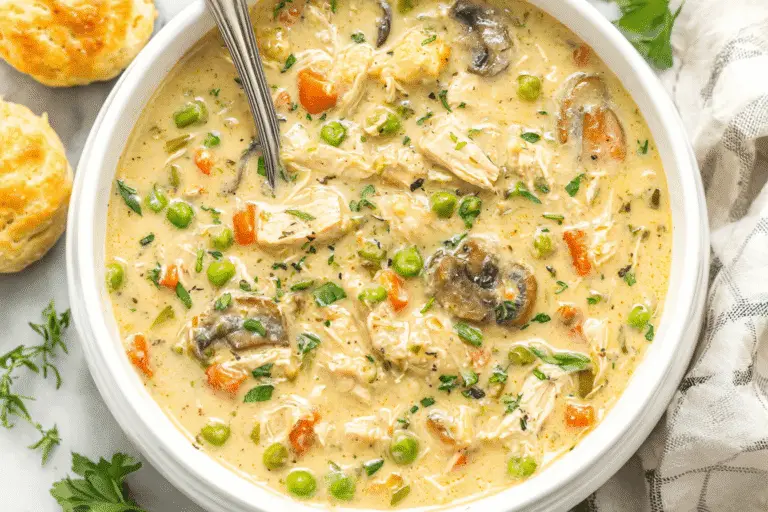 Classic Chicken Pot Pie Soup Recipe