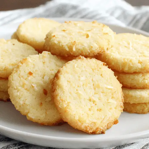 Coconut Shortbread Cookies Recipe