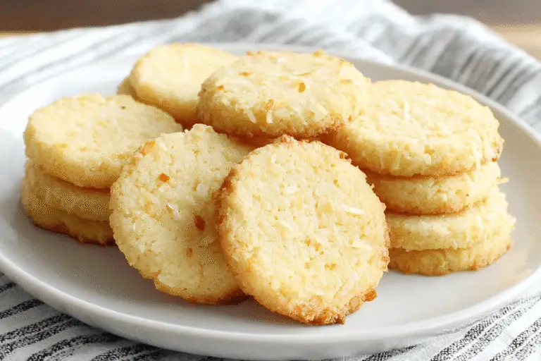 Coconut Shortbread Cookies Recipe