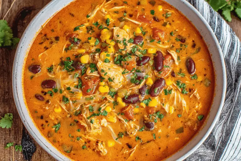 Creamy Chicken Enchilada Soup Recipe