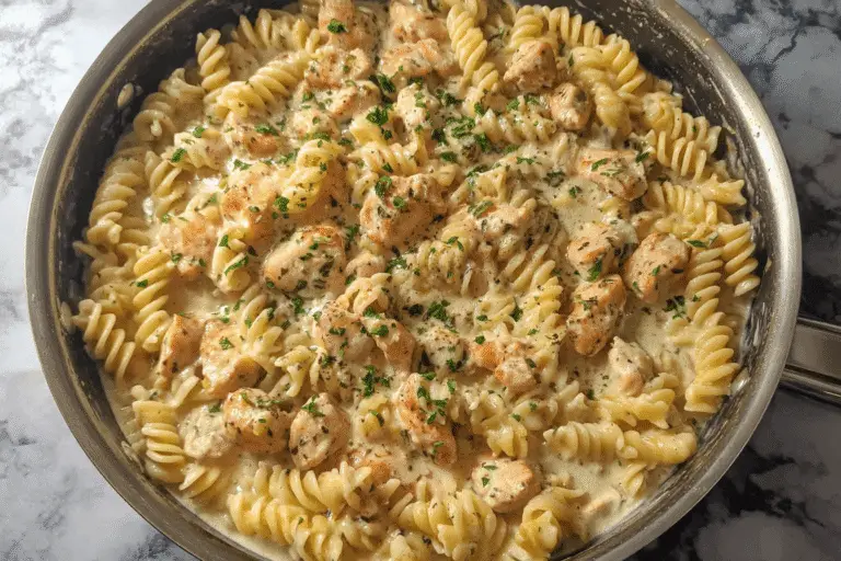 Creamy Chicken Pasta Skillet Recipe