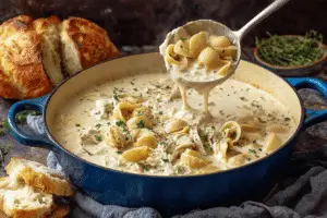 Creamy Chicken Pasta Soup
