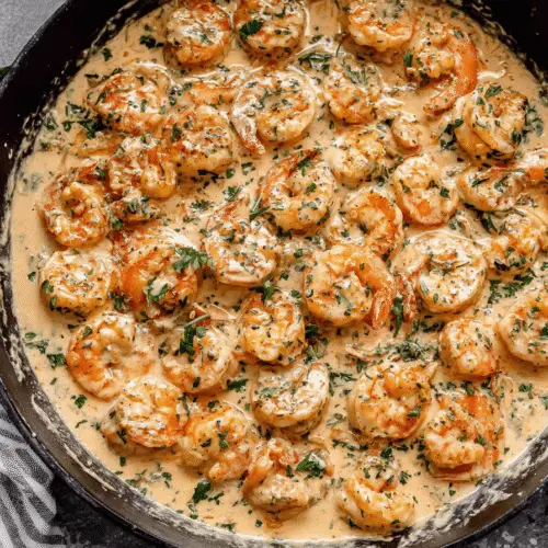 Creamy Garlic Butter Shrimp Recipe
