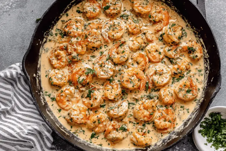 Creamy Garlic Butter Shrimp Recipe