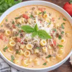 Creamy Sausage And Tomato Pasta Soup Recipe