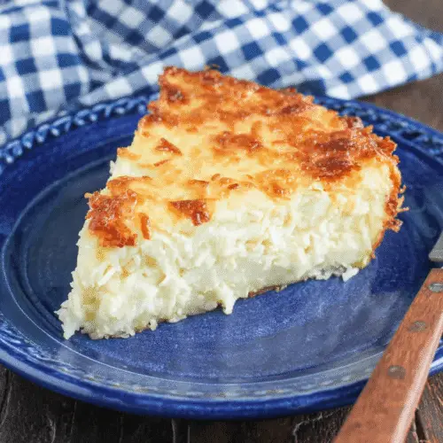 Crustless Coconut Custard Pie Recipe