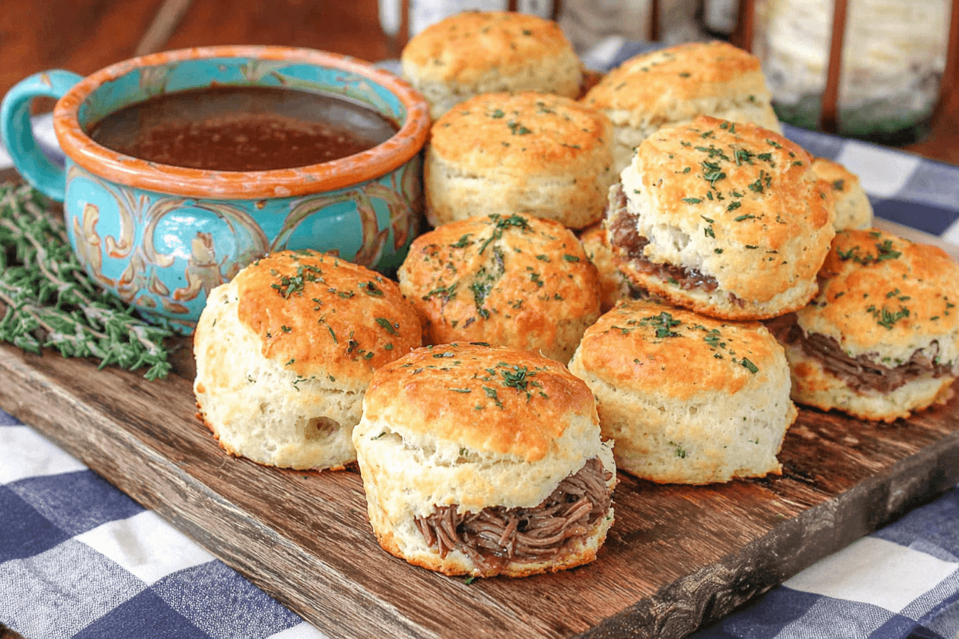 French Dip Biscuits Recipe