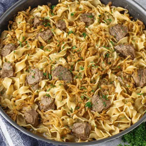 French Onion Beef And Noodles Recipe