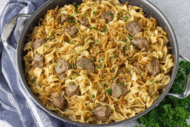 French Onion Beef And Noodles Recipe