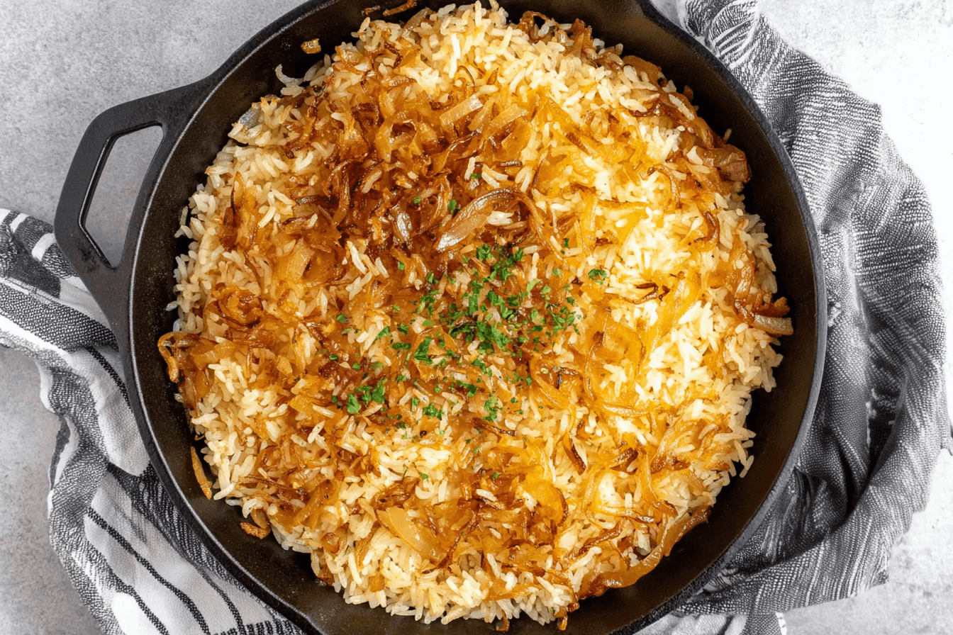 French Onion Butter Rice Recipe