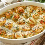 Garlic Butter Baked Scallops Recipe