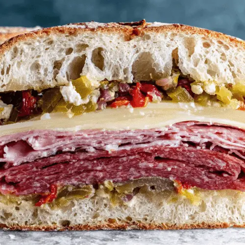 Giant Muffaletta Italian Sandwich Recipe