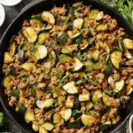 Ground Turkey Zucchini Skillet