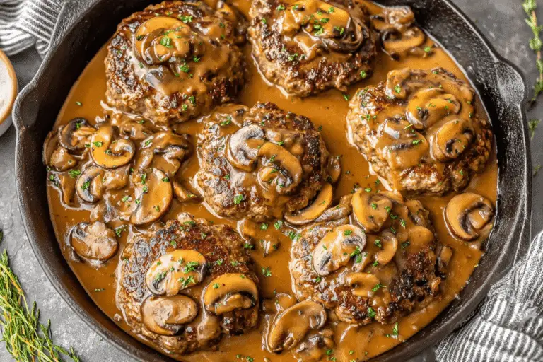 Hamburger Steak With Gravy REcipe