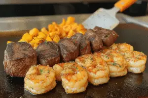 Hibachi Style Steak and Shrimp