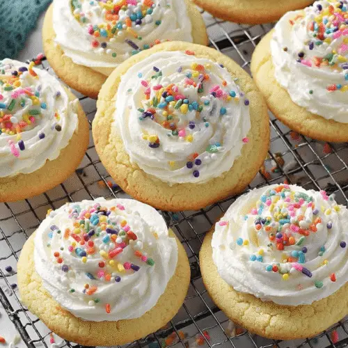 Homemade Frosted Sugar Cookies Recipe