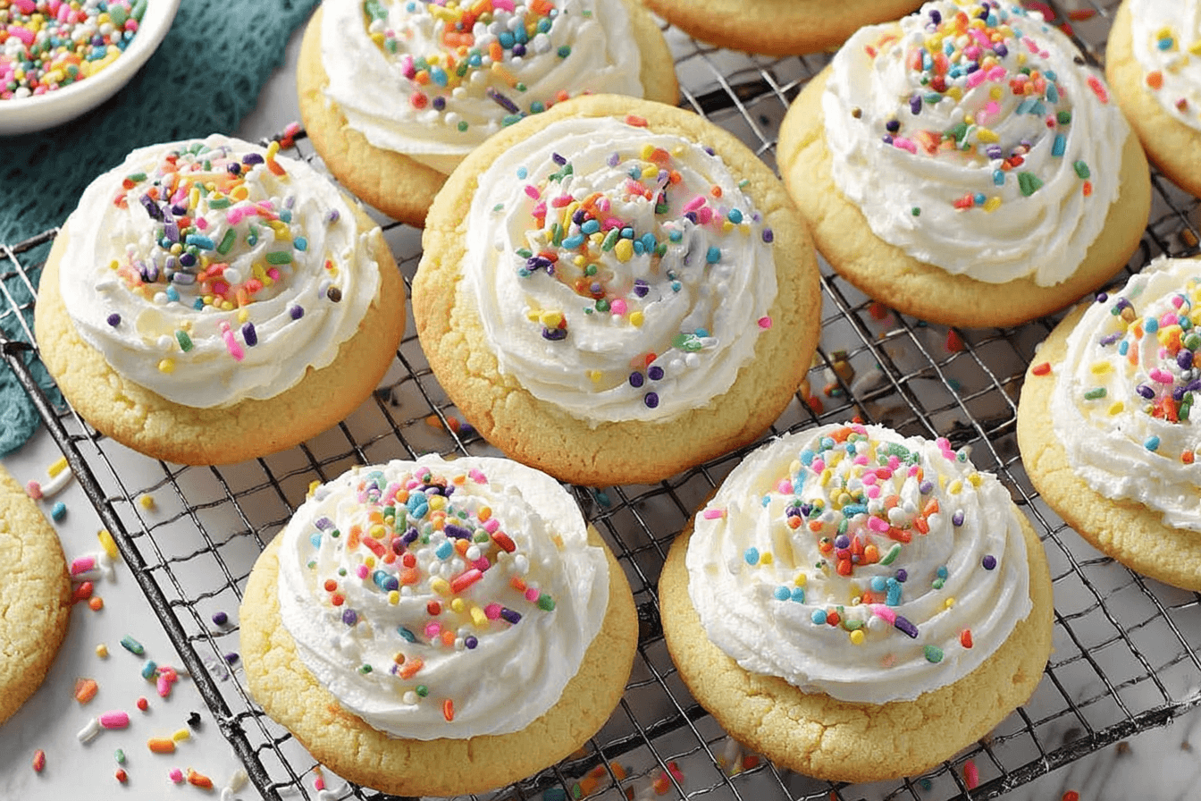 Homemade Frosted Sugar Cookies Recipe