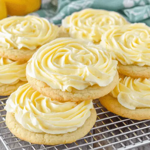 Lemon Sugar Cookies with Lemon Frosting Recipe