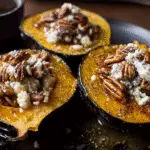Maple Pecan Roasted Acorn Squash Recipe