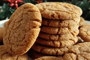 Mom’s Ginger Snaps Cookies
