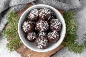 No Bake Coconut Cream Balls