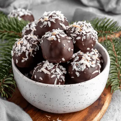 No Bake Coconut Cream Balls Recipe
