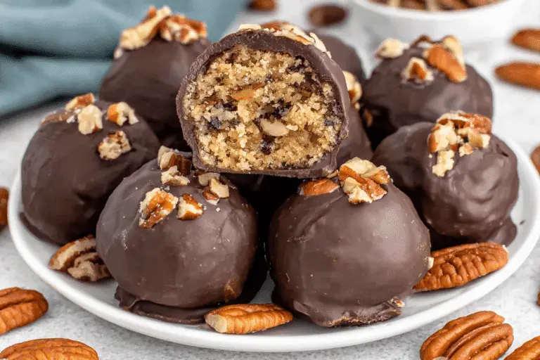 No Bake Pecan Pie Balls Recipe