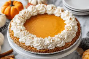 No Bake Pumpkin Cheesecake