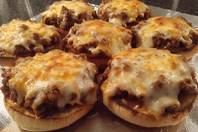 Old School Pizza Burgers Recipe