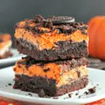 Oreo Layered Halloween Brownies Recipe
