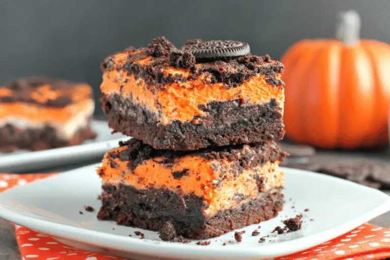 Oreo Layered Halloween Brownies Recipe