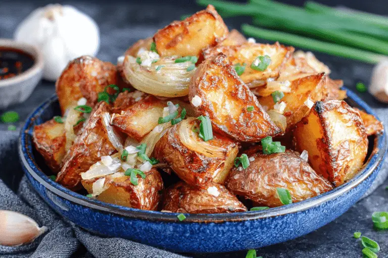 Oven Fried Potatoes & Onions Recipe
