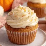 Pumpkin Cupcakes with Cream Cheese Frosting Recipe