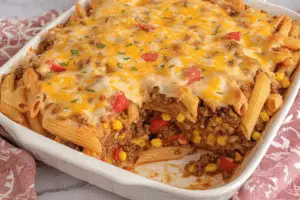 Sloppy Joe Pasta Bake