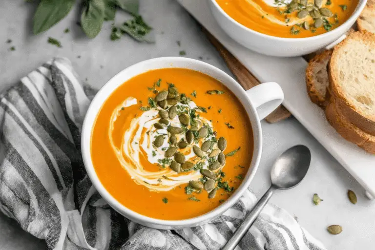 Slow Cooker Butternut Squash Soup Recipe