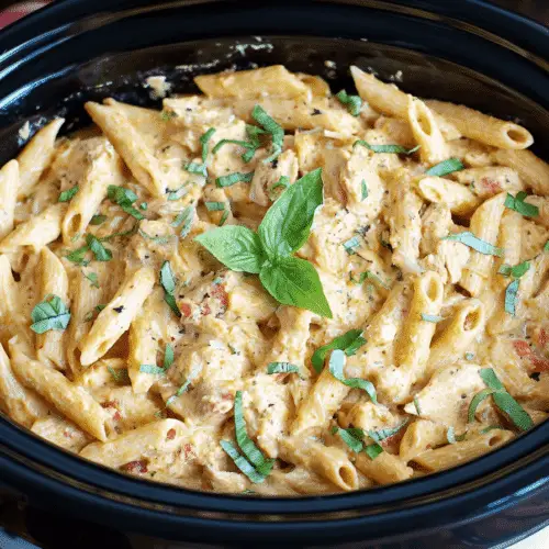 Slow Cooker Olive Garden Chicken Pasta Recipe