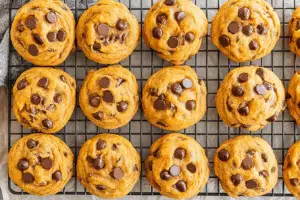 Soft-Baked Pumpkin Chocolate Chip Cookies