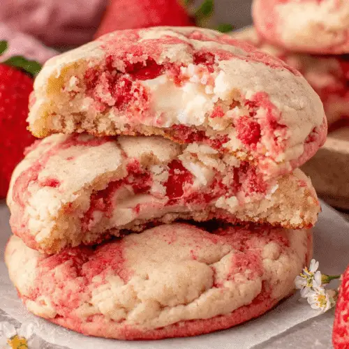 Strawberry Cheesecake Cookies Recipe