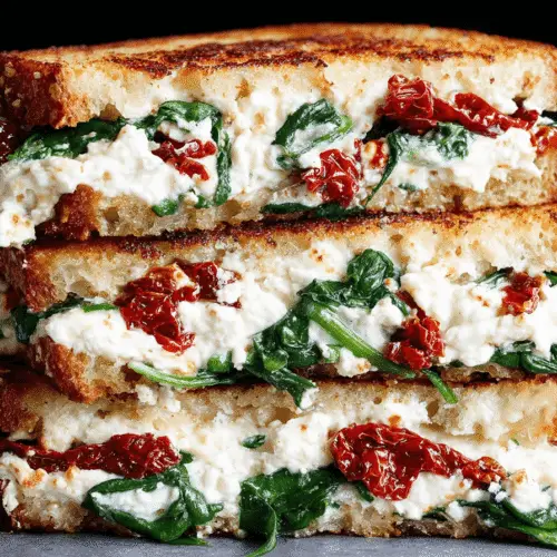 Sun-Dried Tomato, Spinach, And Ricotta Grilled Cheese Recipe