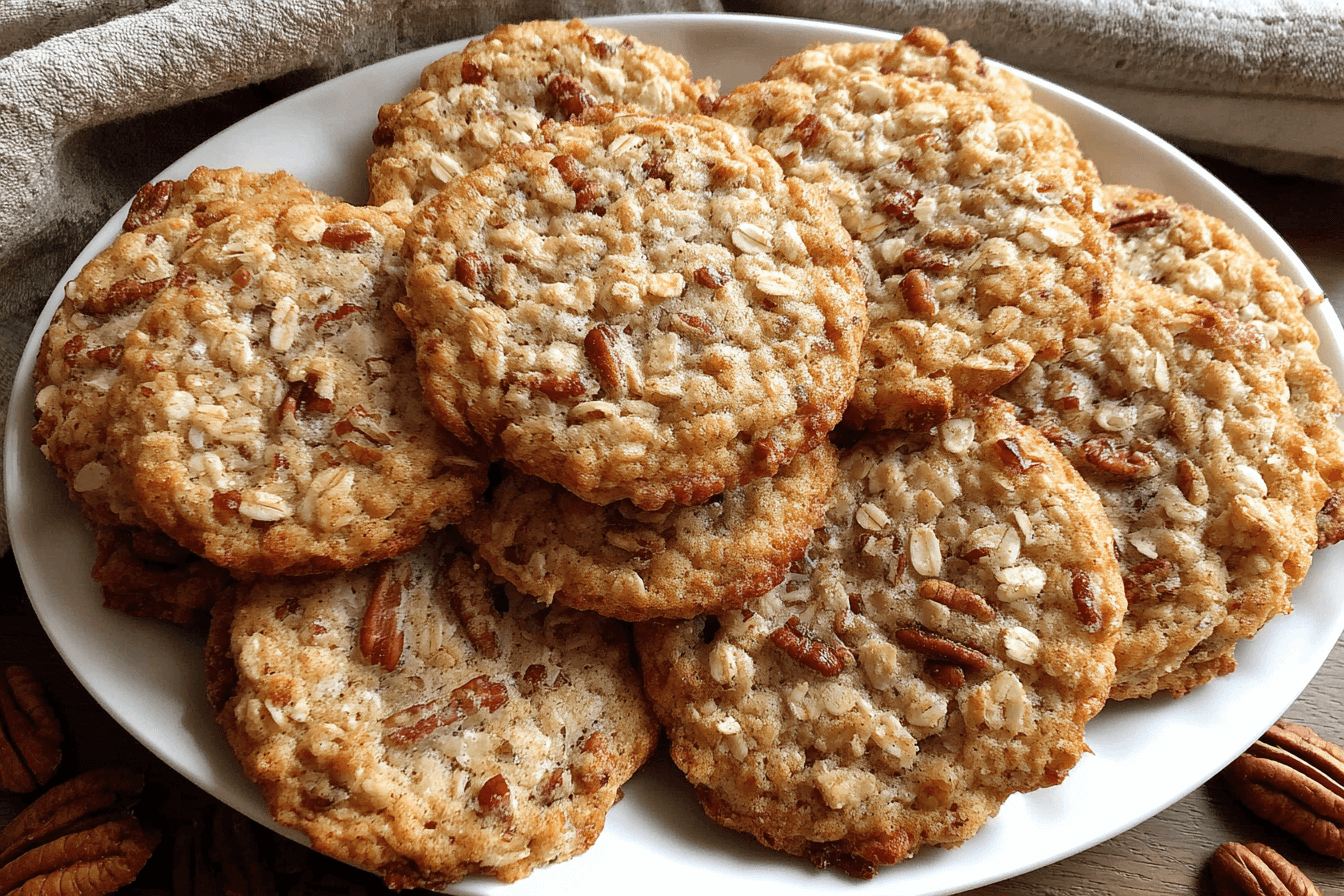 Toasted Pecan Oatmeal Cookies Recipe