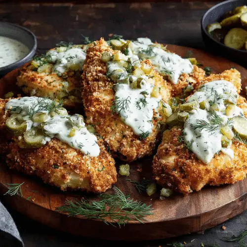 Air Fryer Dill Pickle Parmesan Chicken Recipe