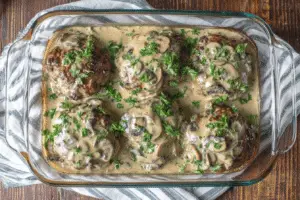 Amish Hamburger Steak Bake