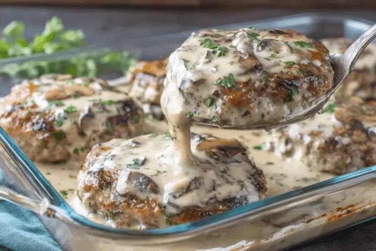 Amish Hamburger Steak Bake Recipe